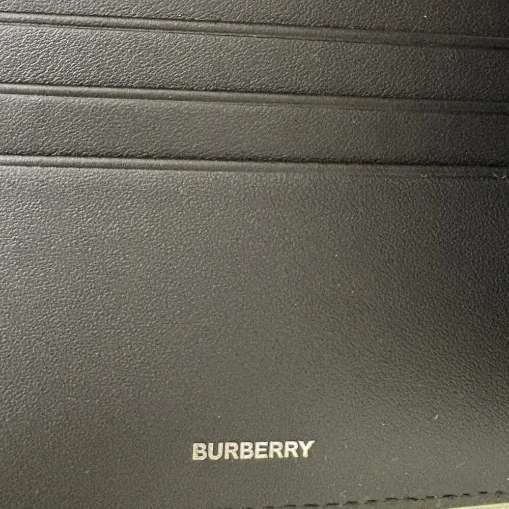 Burberry Navy check printers wallet NEW